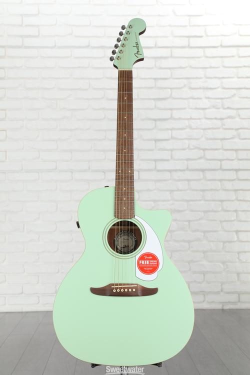 Fender Newporter Player Acoustic-electric Guitar - Surf Green