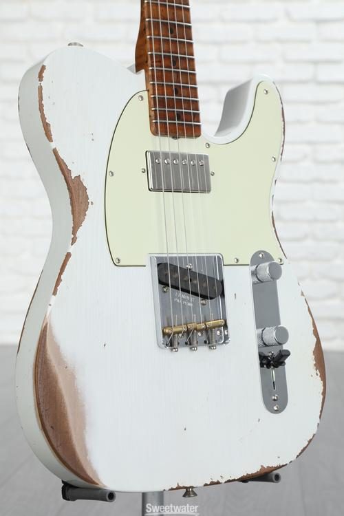 Fender Custom Shop GT11 Telecaster Heavy Relic Electric Guitar - Aged White  Blonde, Sweetwater Exclusive