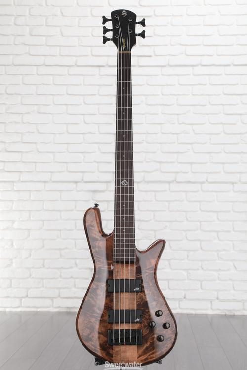 Spector NS Ethos 5 Bass Guitar - Super Faded Black Gloss | Sweetwater