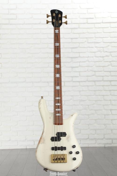 Spector USA NS-2 Bass Guitar - Aged White, Sweetwater Exclusive
