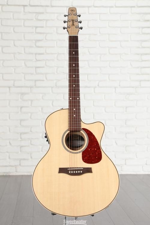 Seagull Guitars Performer Cutaway Mini-Jumbo Flame Maple Acoustic 