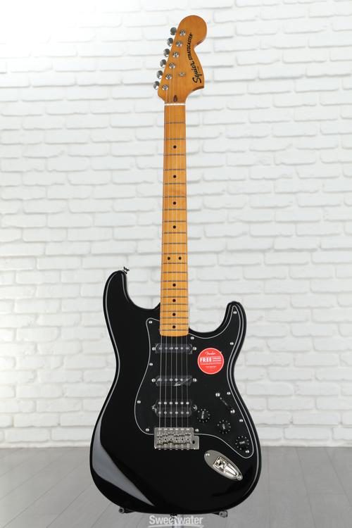 Squier Classic Vibe '70s Stratocaster HSS - Black with Maple Fingerboard