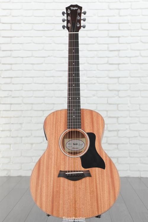 Taylor GS Mini-e Mahogany Acoustic-electric Guitar - Natural with Black  Pickguard