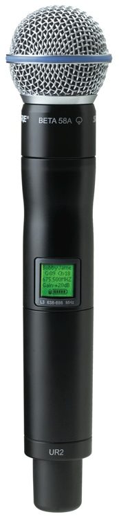 Shure UR2/Beta 58 - G1 Band, 470 - 530 MHz Reviews | Sweetwater