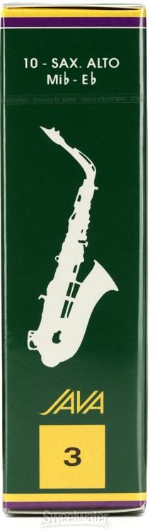 Vandoren SR263 - JAVA Green Alto Saxophone Reeds - 3.0 (10-pack