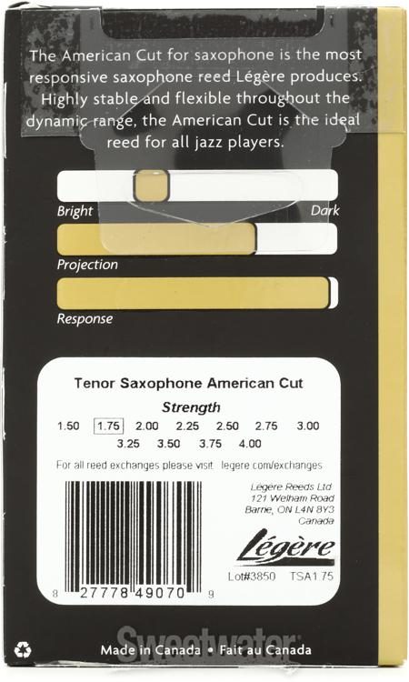 Ance Legere Per Sax Tenor American Cut 1.5 - Ance Sintetiche Professionali - Foto 7