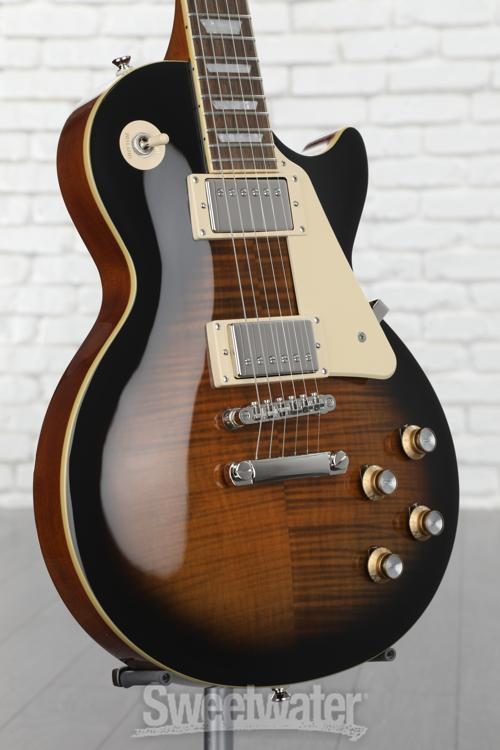 Epiphone Les Paul Standard '60s Electric Guitar - Smokehouse Burst  Sweetwater Exclusive