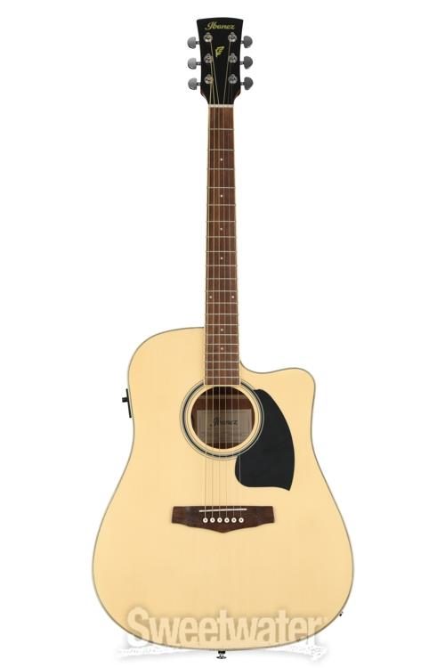 daytime Have en picnic melodisk Ibanez PF15ECE Dreadnought Acoustic-Electric Guitar - Natural | Sweetwater