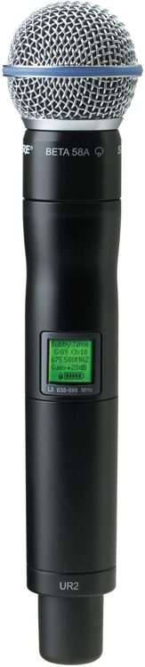 Shure UR2/Beta 58 - L3 Band, 638 - 698 MHz | Sweetwater