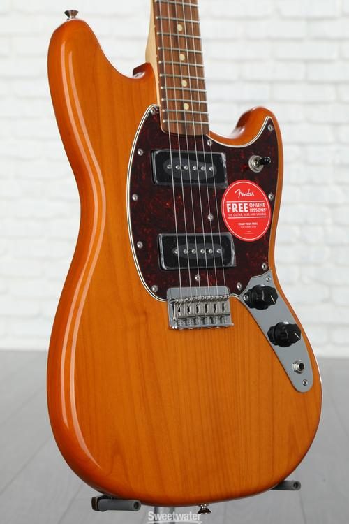 Fender Player Mustang 90 - Aged Natural Reviews | Sweetwater