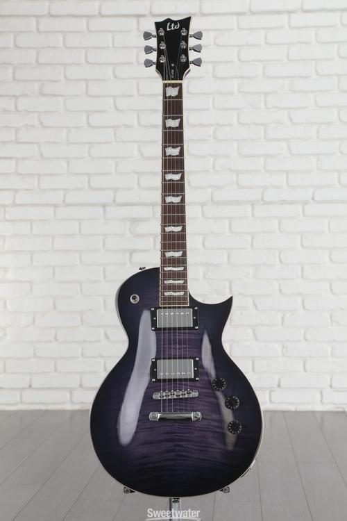 ESP LTD EC-256FM - See Thru Purple Burst | Sweetwater