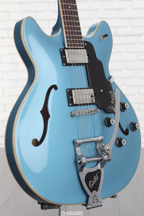 Guild Starfire I DC Semi-Hollow Electric Guitar - Pelham Blue