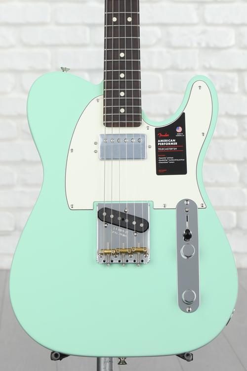 Fender American Performer Telecaster Hum - Satin Surf Green with