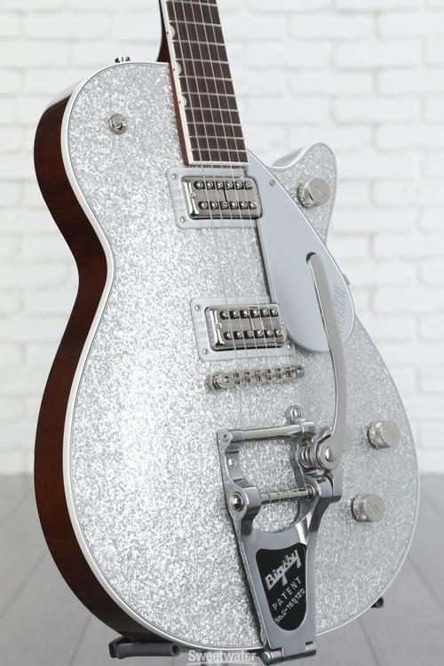 Gretsch G6129 Players Edition Duo Jet - Silver Sparkle | Sweetwater