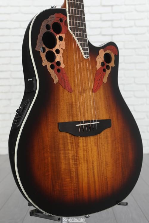 Ovation Celebrity Elite CE48P-KOAB Super Shallow Acoustic-electric