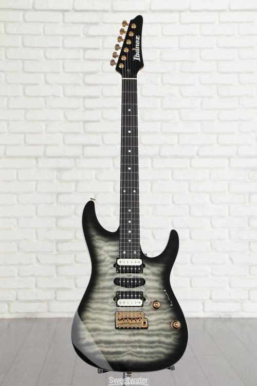 Ibanez Premium AZ47P1QM Electric Guitar - Black Ice Burst | Sweetwater