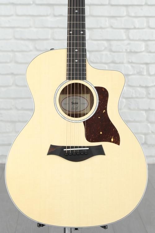 Taylor 214ce Deluxe Acoustic-electric Guitar - Natural with 
