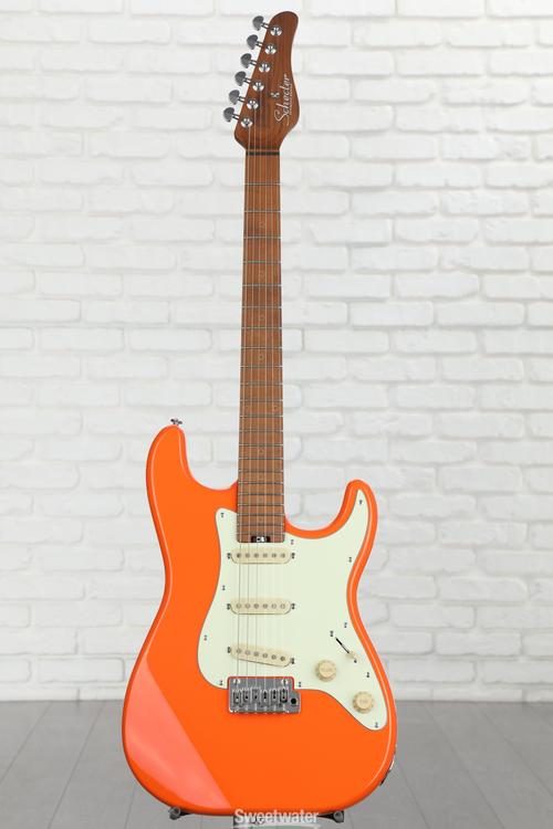 Schecter Nick Johnston Traditional SSS Electric Guitar - Atomic Orange