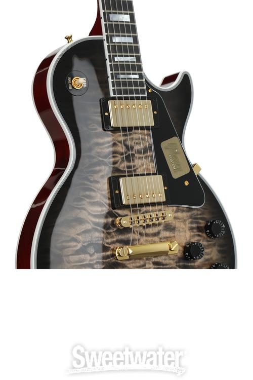 Gibson custom shop YCS QUILT TOP 98年製 Gibson Custom Shop YCS Les Paul Quilt Top Peacock 1996