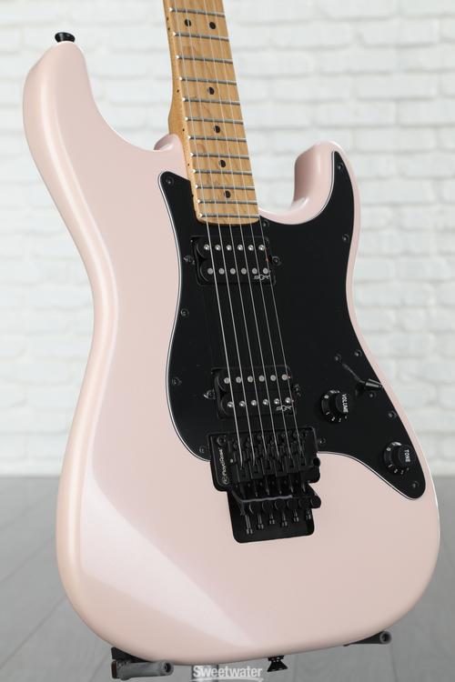 Fender Player Deluxe Stratocaster HSS - Shell Pink with Roasted Maple  Fingerboard, Sweetwater Exclusive in the USA