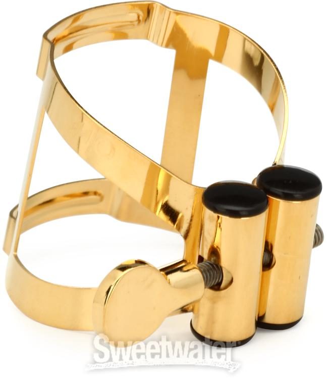 Vandoren LC58DP M|O Tenor Saxophone Ligature and Cap - Gilded