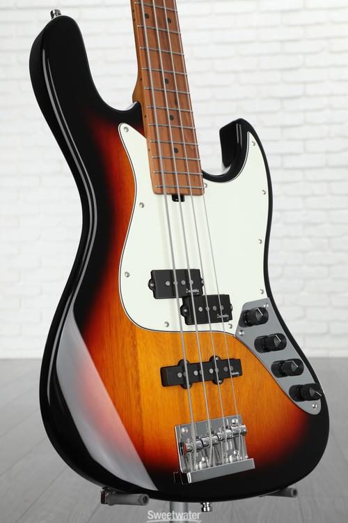 Sadowsky MetroExpress 21-fret Hybrid PJ 4-string Bass - Tobacco Sunburst  Transparent