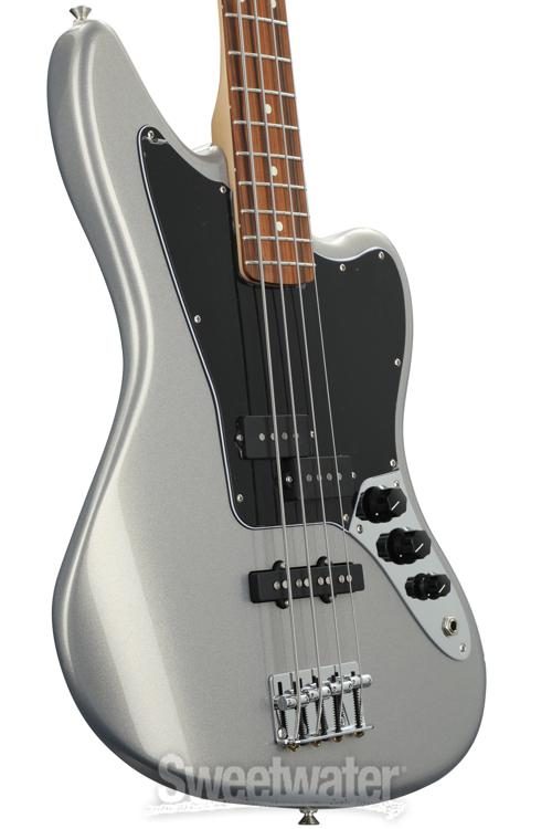 Fender Standard Jaguar Bass - Ghost Silver with Pau Ferro