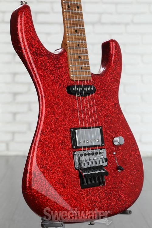 G&L Custom Shop Invader Electric Guitar - Red Metal Flake
