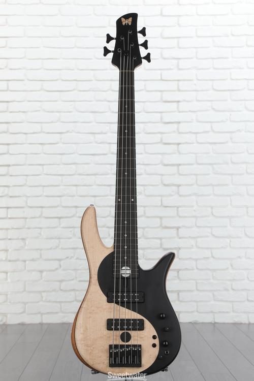 Fodera Yin Yang 5 Standard Bass Guitar - Blister Maple with 17.5mm Bridge  Spacing