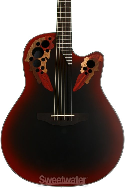 Ovation Celebrity Elite CE44-RRB - Reverse Red Burst | Sweetwater