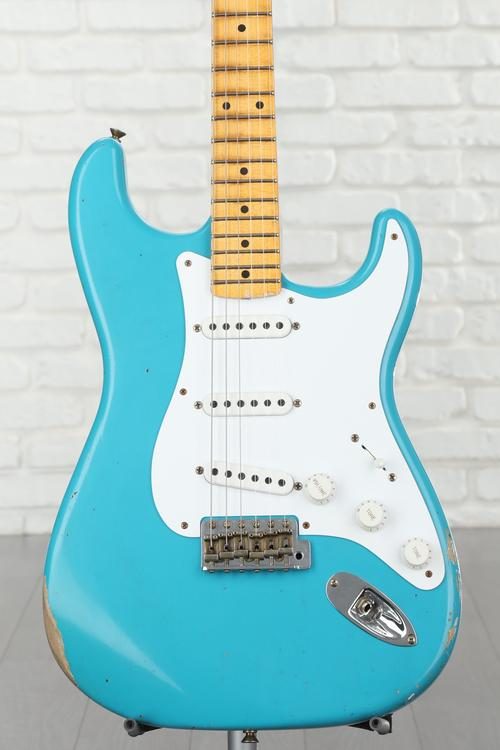 LTD 70th-anniversary '54 Stratocaster Relic Electric Guitar - Taos Turquois  - Sweetwater