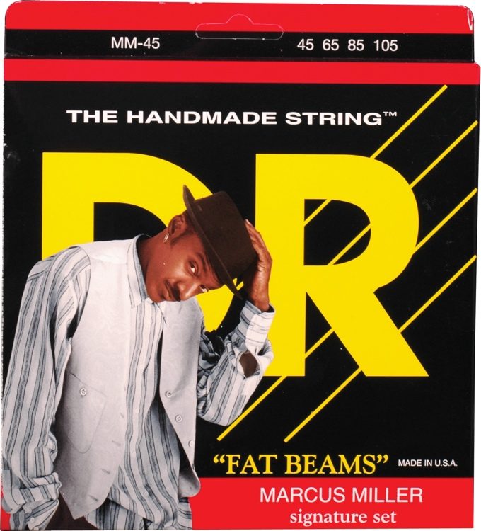 DR Strings MM 45 Fat Beams Stainless Steel Medium Marcus Miller