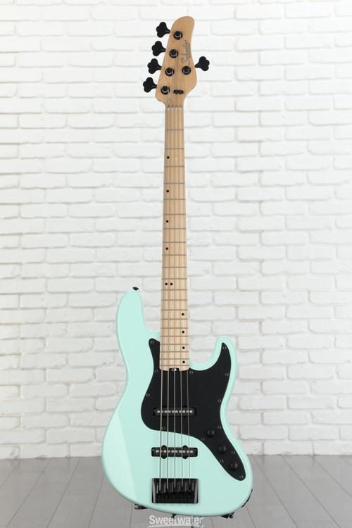 Schecter J-5 Bass Guitar - Sea Foam Green | Sweetwater