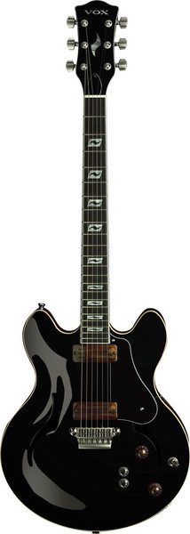 Vox Virage Double Cutaway - Jet Black | Sweetwater