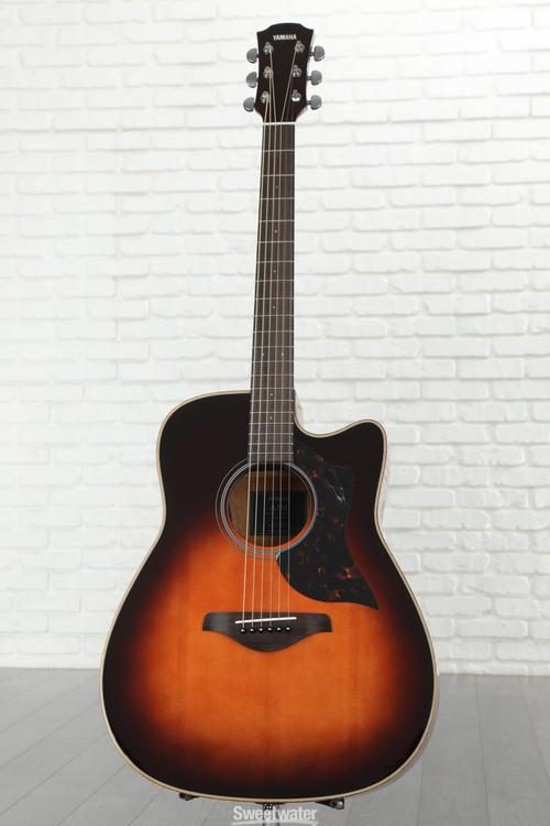 Yamaha A1M Dreadnought Cutaway Acoustic-electric Guitar - Tobacco