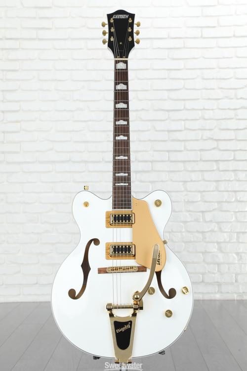 Gretsch G5422TG Electromatic Classic Hollow Body Double-Cut W/ Bigsby And Gold  Hardware, Snowcrest White, For Sale