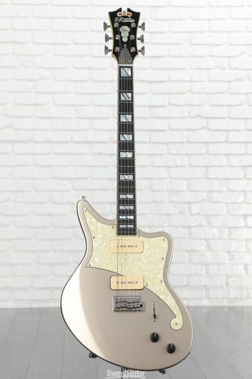 D'Angelico Deluxe Bedford Electric Guitar - Desert Gold