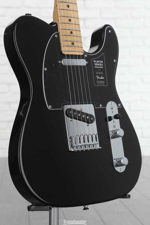 Fender Player Telecaster - Black with Maple Fingerboard | Sweetwater