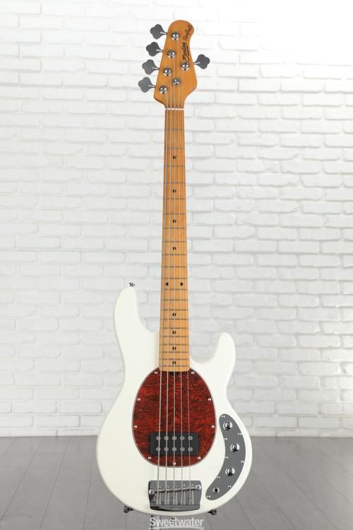 Sterling By Music Man StingRay Classic RAY25CA Bass Guitar - Olympic White