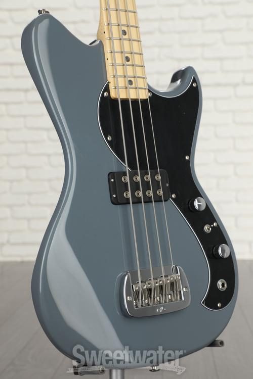 G&L Fullerton Deluxe Fallout Short-scale Bass Guitar - Grey Pearl