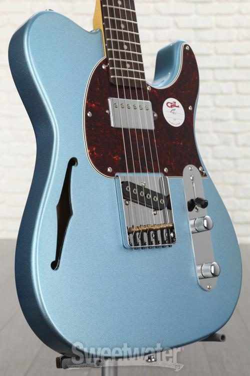 G&L Tribute ASAT Classic Bluesboy Semi-hollow Electric Guitar - Lake Placid  Blue