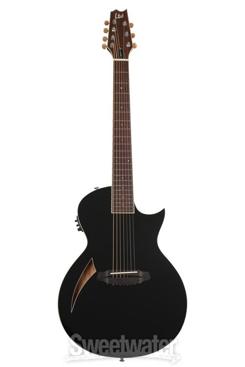 ESP LTD TL-7 BK Guitare électroacoustique a sept cordes