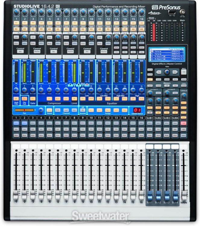 1022 PRESONUS STUDIO LIVE 16.0.2 ミキサー PreSonus StudioLive 16.0