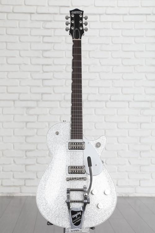 Gretsch G6129 Players Edition Duo Jet - Silver Sparkle