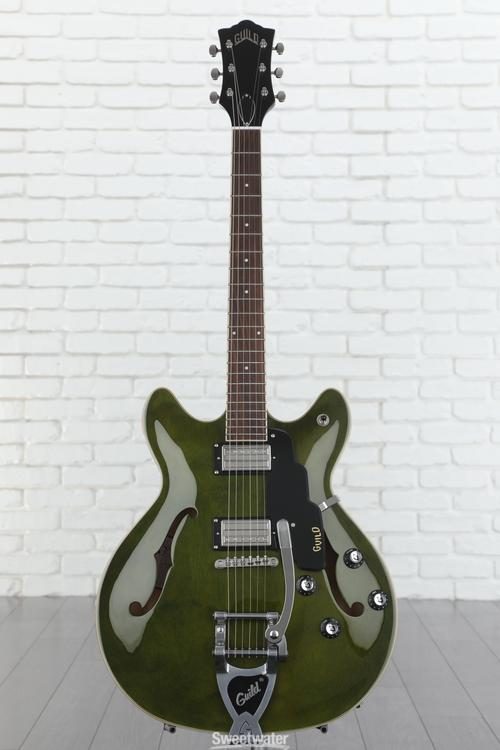 Guild Starfire I DC Electric Guitar - Emerald Green with Guild Vibrato  Tailpiece