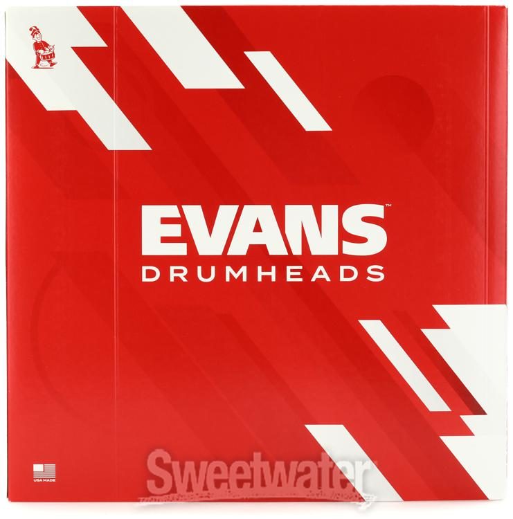 Evans chrome store drum heads