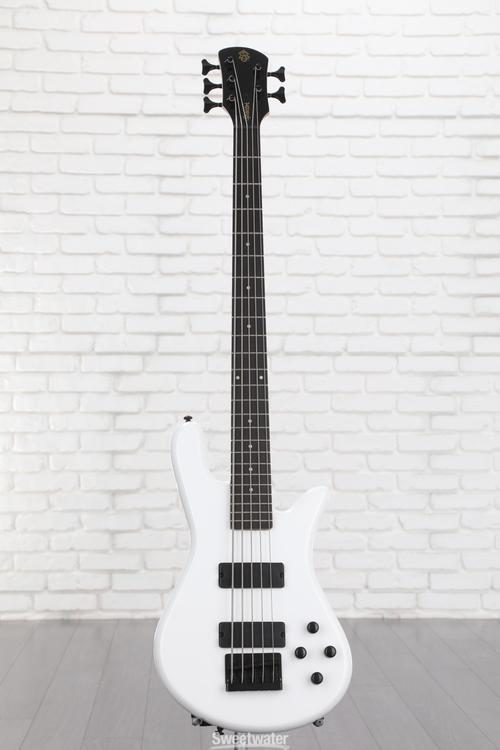 Spector Performer 5 Bass Guitar - Solid White Gloss