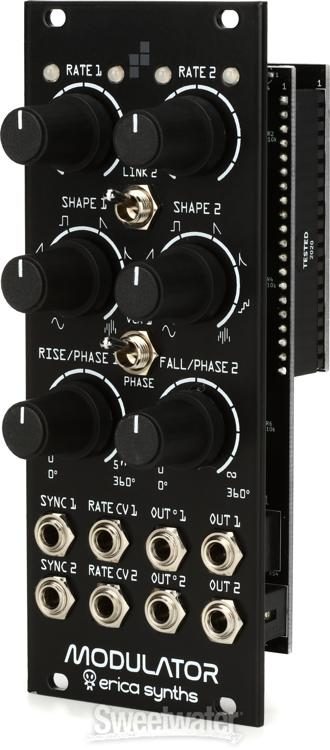 Erica Synths Drum Modulator Dual Syncable LFO Eurorack Module with