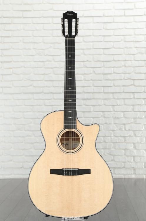Taylor 314ce-N Nylon Acoustic-electric Guitar - Natural Sitka