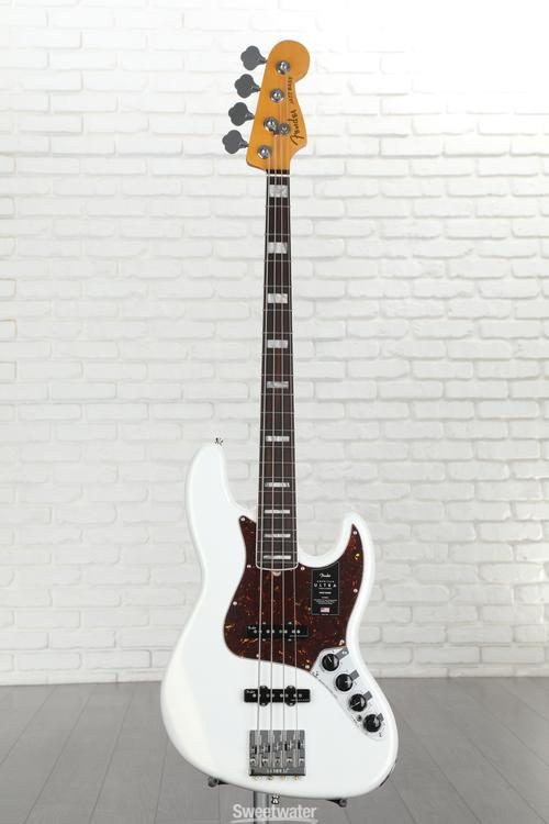 Fender American Ultra Jazz Bass - Arctic Pearl with Rosewood 